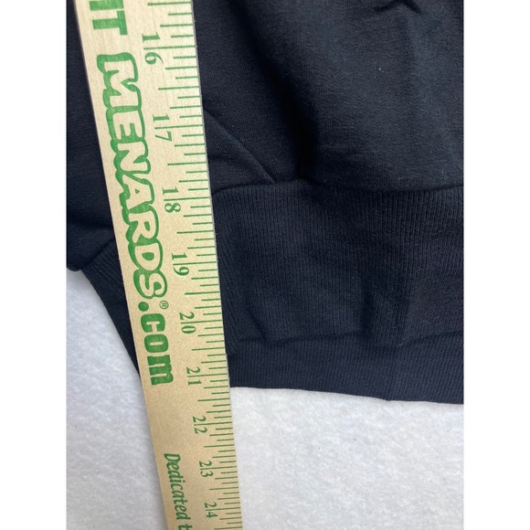 LOU & GREY Black Signature Soft Plush Quarter Zip Sweatshirt Women's Medium new - Picture 9 of 10